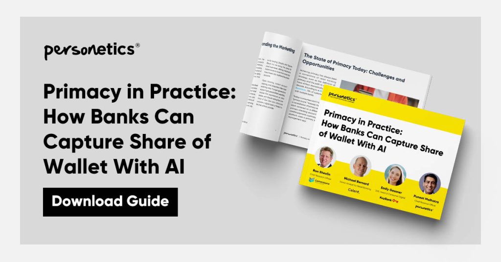 Personetics guide promotion - Primacy in Practice: 