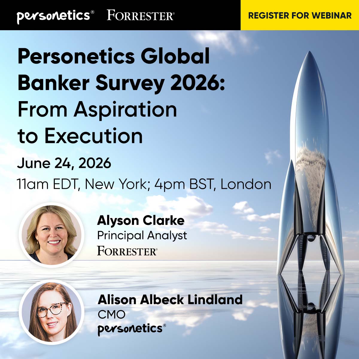Join Personetics 2026 Global Banker Survey Webinar: From Aspiration to Execution