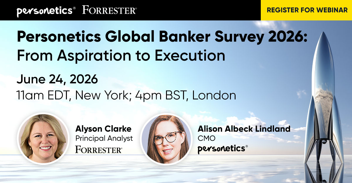 Join Personetics 2026 Global Banker Survey Webinar: From Aspiration to Execution